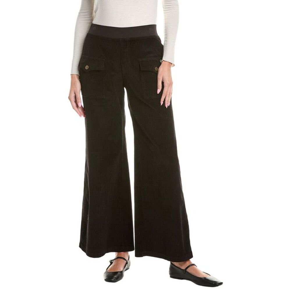 Xcvi Womens  Veera Wide Leg Pant, Black